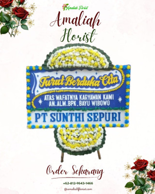 Papan Bunga Duka di Gending